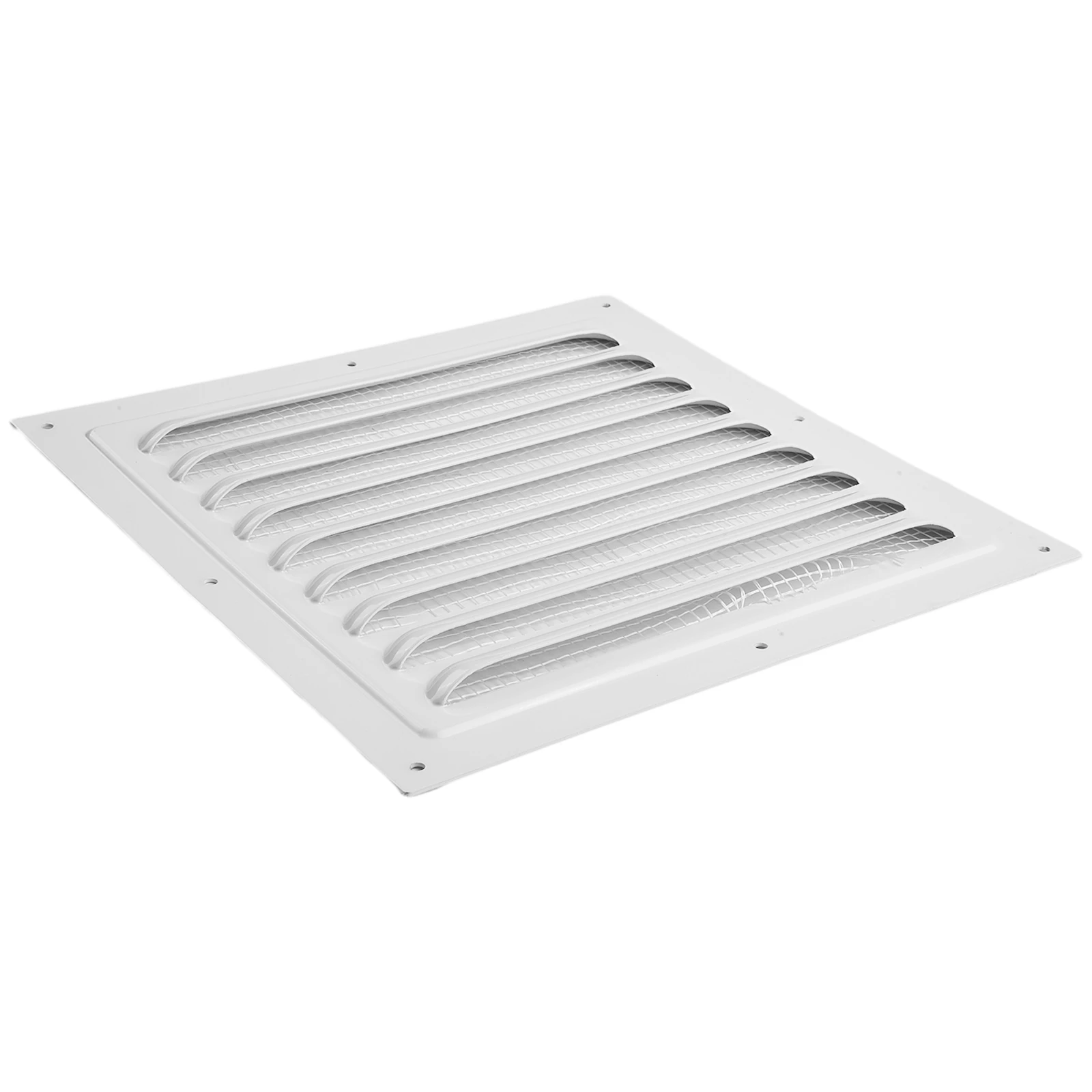 Aluminum Square Louver Grille for Covering Air Vents in DuFor ctwork Wall and Ceiling Mounting Compatible Design
