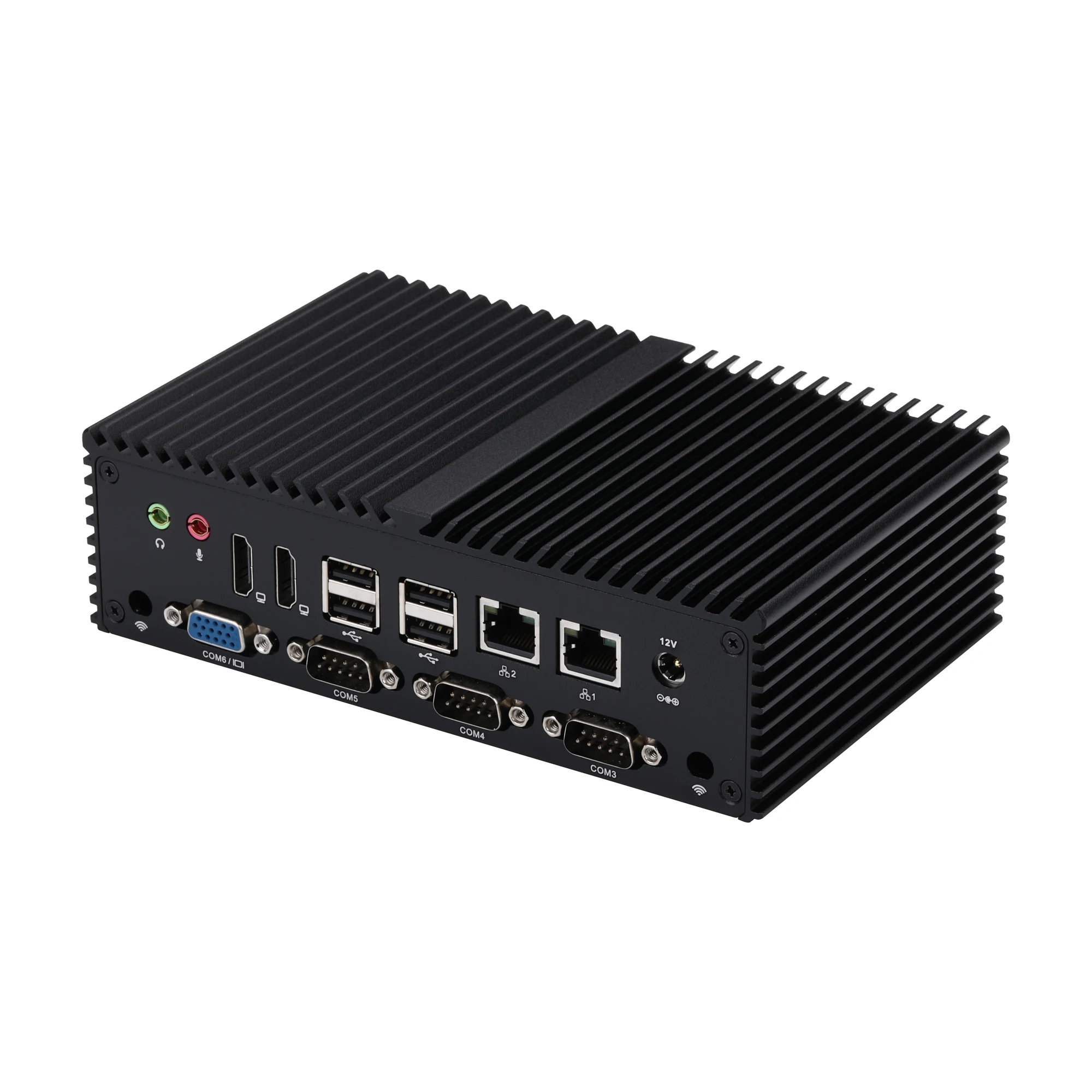 Procesador de cuatro núcleos N100 por defecto, 6 RS232 Alder Lake-N, cortafuegos, Industrial, Mini PC, envío gratis