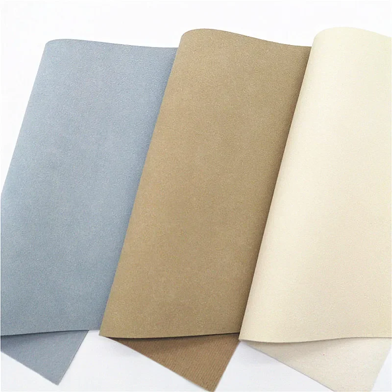 Spring Colors Suede Synthetic Leather Thick Faux Leather Vinyl Leather Sheets For Bows Earrings Flowers DIY 21x29CM Q802