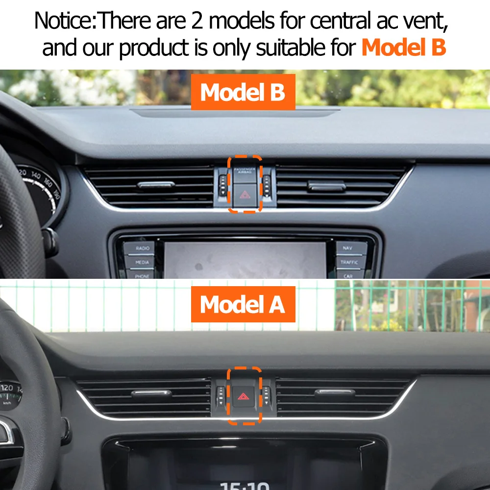 Griglia di Copertura per Bocchette dell'Aria Condizionata Centrali e Laterali del Cruscotto per Skoda Octavia 3 A7 5E MK3 2015-2021 5E0820951C