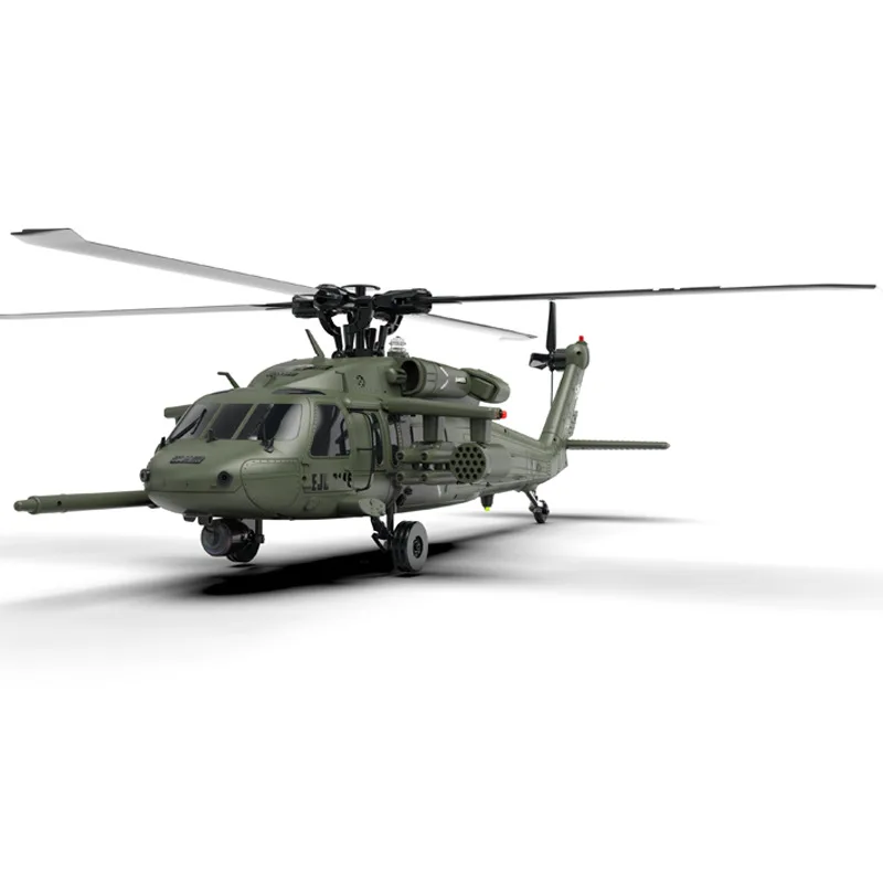 Yuxiang F09v Black Hawk Uh60 หกช่อง 3d พิเศษรีโมทคอนโทรลอาวุธรุ่นเฮลิคอปเตอร์จําลองเครื่องบินรบ