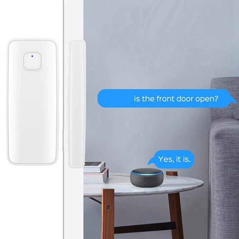 Tuya-Lembrete abertura porta magnética, alarme anti-roubo, alarme remoto, WiFi App