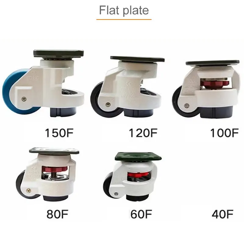 GD-40S/60s/80s,Heavy duty level adjustment Foma caster/wheel, With thread,Altura ajustable,Industrial casters