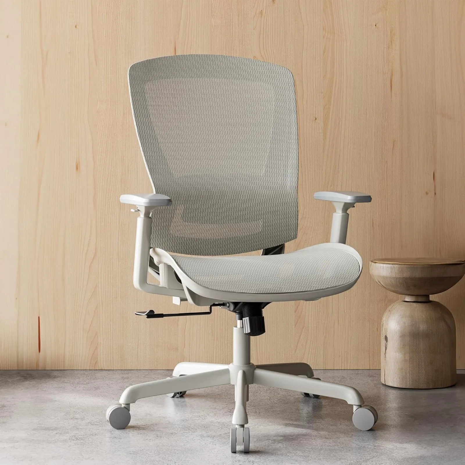 US Mesh Office Chair,Ergonomic Computer Desk Chair,Sturdy Task Chair- Adjustable Lumbar Support & Armrests,Tilt Function