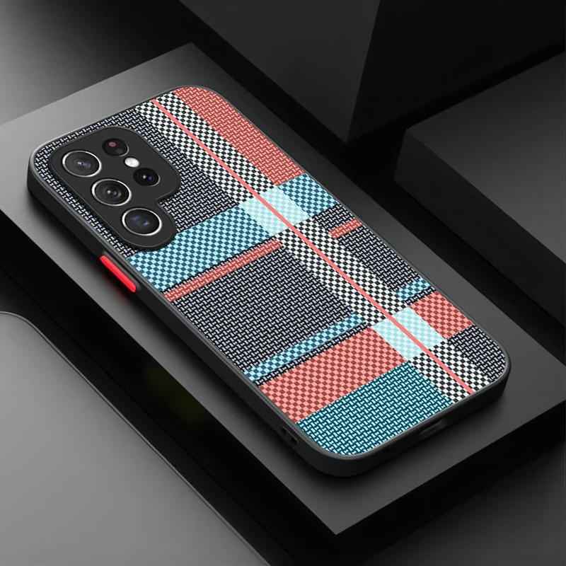Kevlar Aramid Carbon Fiber Case For Samsung Galaxy S25 S24 S23 Ultra S22 S21 Plus FE A56 A36 A26 A16 A06 A15 A25 A35 A55 5G Capa - náhled 3