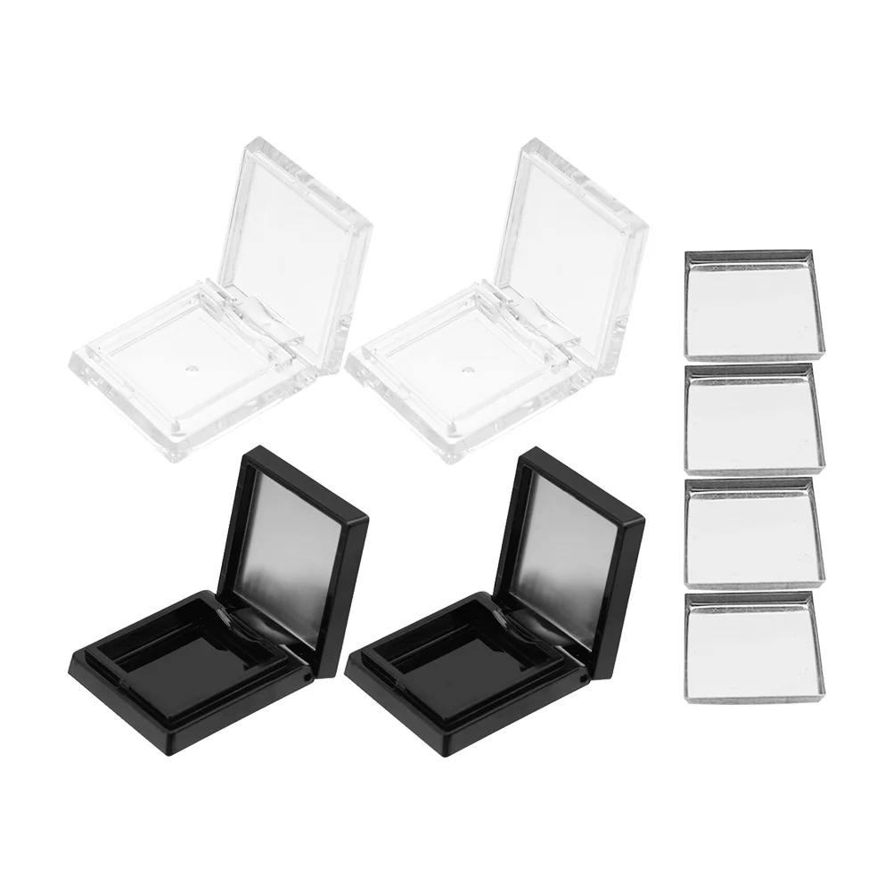 

Empty Eye Shadow Box Case Makeup Blush Storage Cosmetics Sub Container Convenient Package Tray Plastic Lipstick Powder