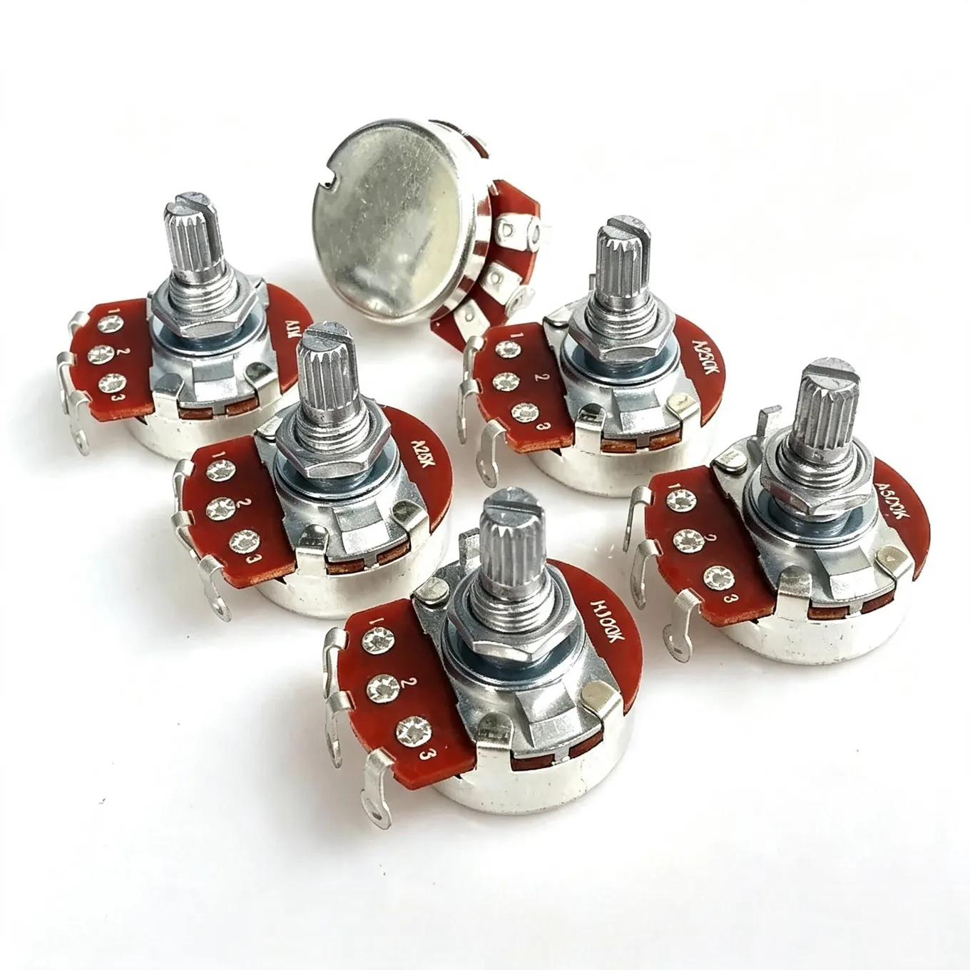 Original New 100% 24 Type Single Potentiometer Welding Foot A1M 2K 25K 100K 250K 500K 1K 5K 10K 22K 220K (SWITCH)
