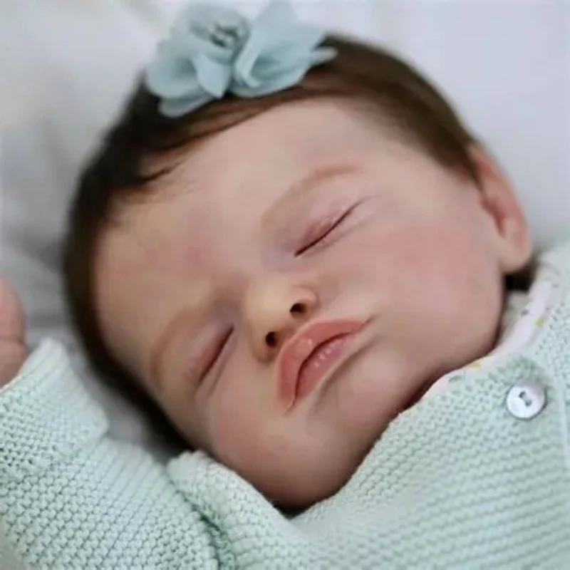 

48cm Sleeping Rosalie Unfinished Doll Kit Already Painted Doll Parts DIY Toys