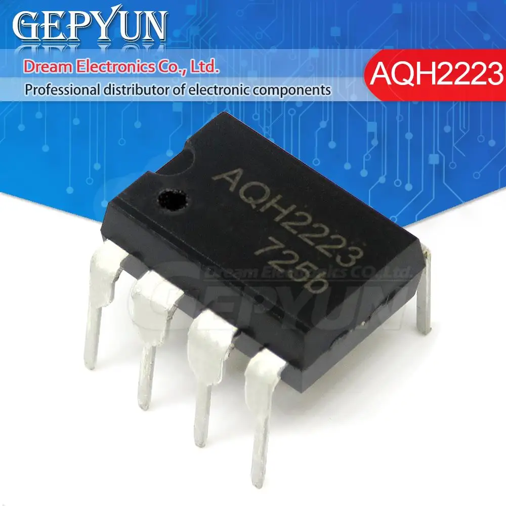 10PCS AQH2223 DIP7 H2223 solid state relay IC chip Manifold new In Stock
