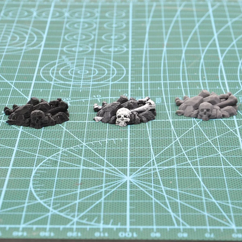 3D printable GLOOMHAVEN TRPG dungeons miniatures token rock monster thorns traps skulls pile stone coffin treasure chest models