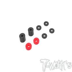 Original T works TO-292-X POM Rear Wheel Hub Spacer Set ( For Xray XB8 2020 ) 3*9*7mm/3*9*2mm each 2pcs. 3*9*1mm 4pcs. Rc part