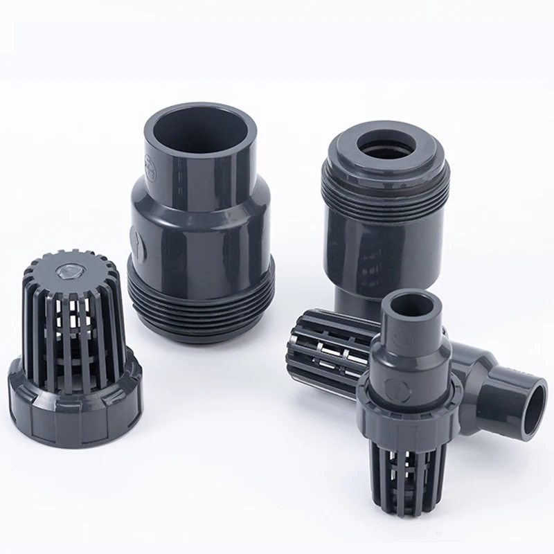 المكبس أسفل تحقق صمام 20/25/32/40/50/63/78 مللي متر مضخة مياه منفذ المياه UPVC تصفية حوض السمك حديقة المنزل سقي أنبوب تركيبات #3