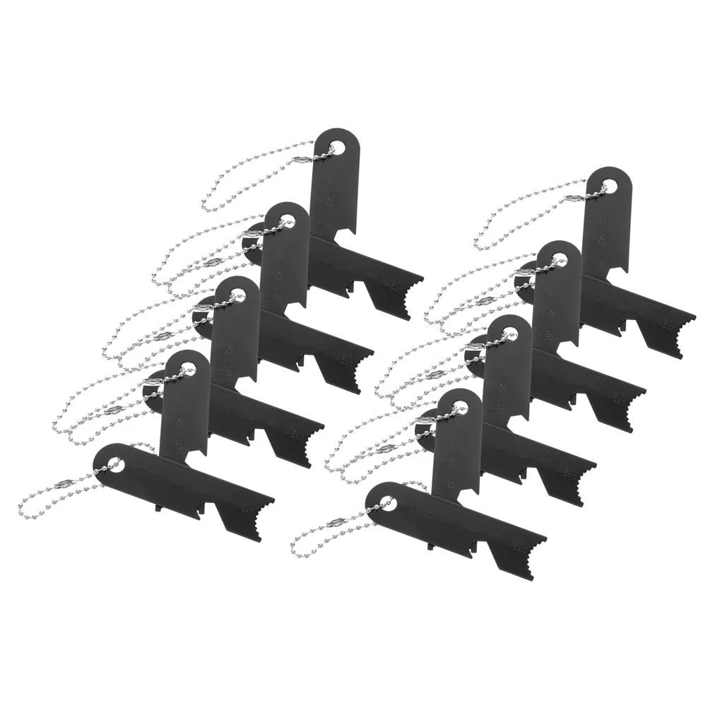 

8 Pcs Outdoor Flint Scraper Striker Camping Accessories Portable Scrapers Manganese Steel Rod Survival Tools