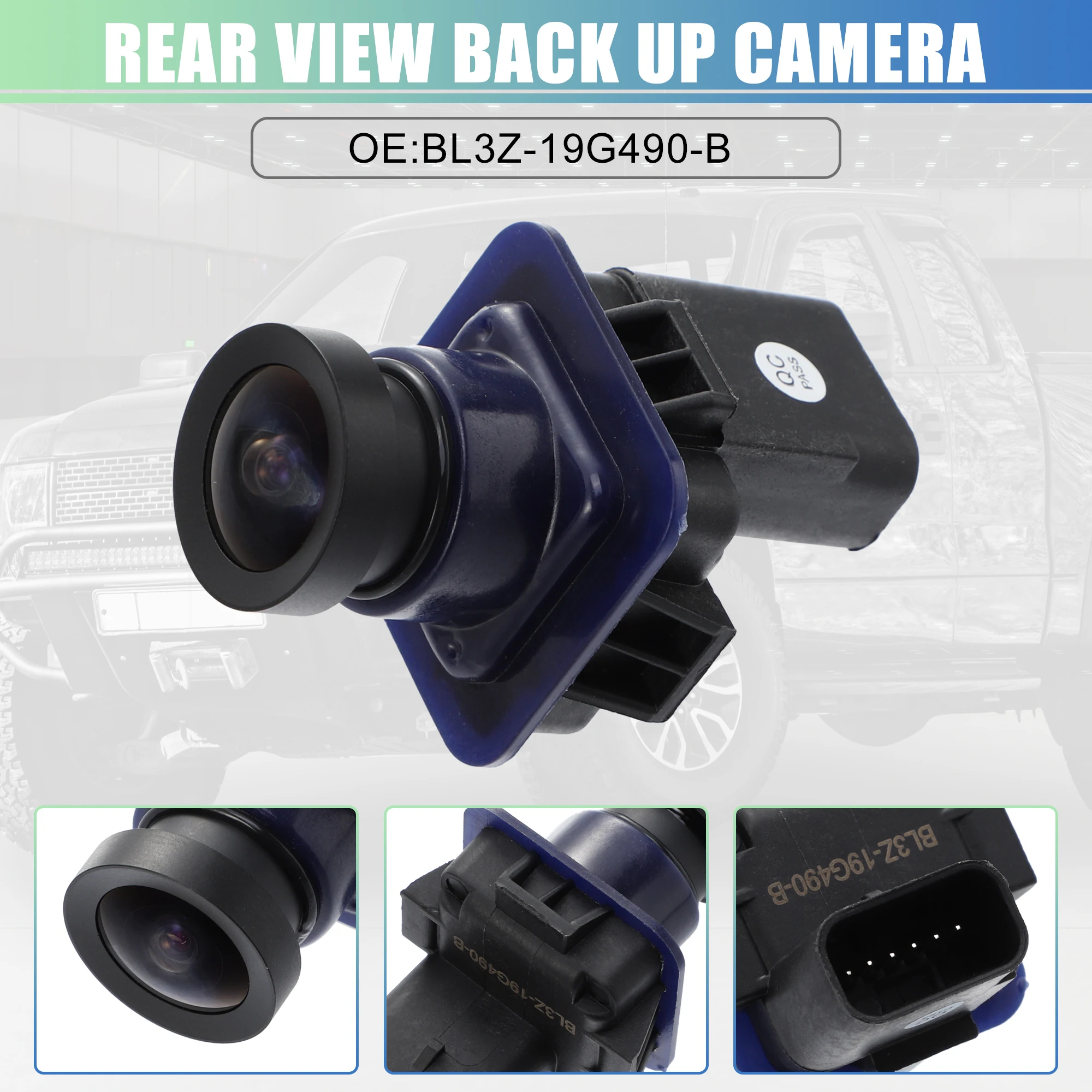 

UXCELL Car Rear View Backup Camera Parking Reverse Back Up Camera for Ford F-150 2011-2014 for Ford for Mustang 2015-2018