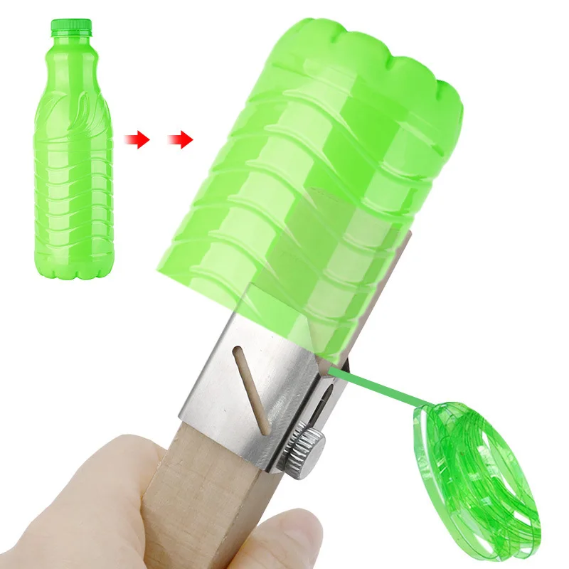 Portable DIY Plastic Bottle Cutter W/ Spare Blade Outdoor Household Bottles Rope Tools Craft Bottle Rope Cutter Creative Tool