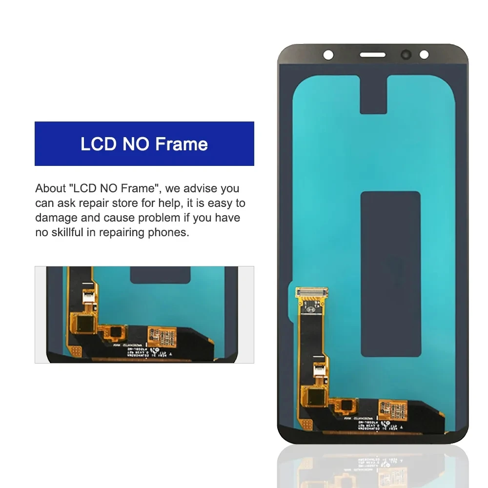 High Quality 5.6''  TFT  For Samsung A6+ 2018 Display A600F A600FN A600G LCD Touch Screen Digitizer Panel Assembly Display