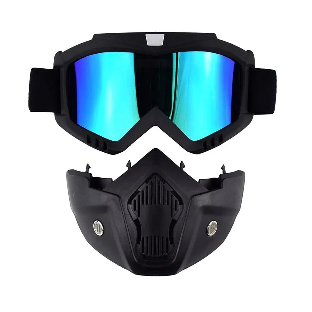 New Motocross Racing Goggles Mask MTB BMX Mountain Bicycle Cycling Men Bike Mask Winter Windbreak Protection Mask Ski Mask 2024