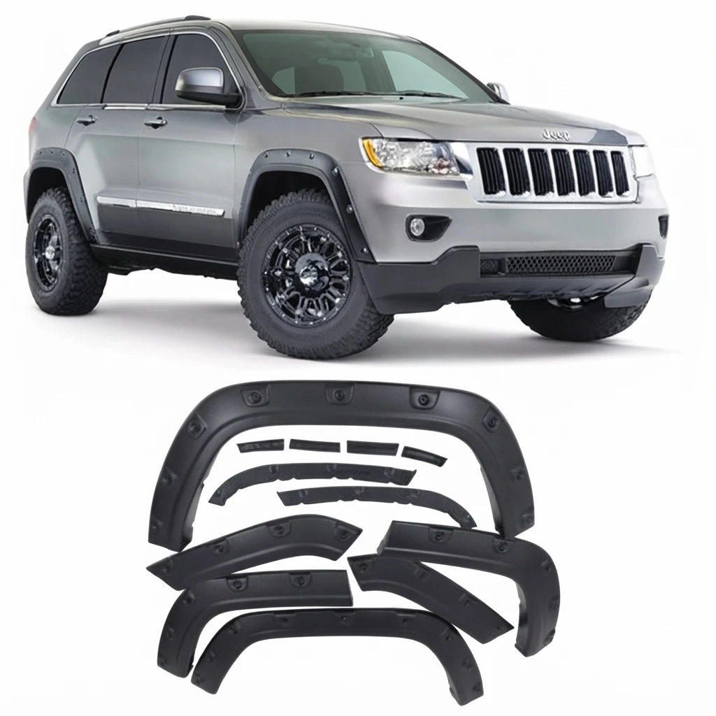 Fender Flares for Jeep Grand Cherokee WK2 2011-2021/2022 Pocket Style Wheel Arch Protector Mud Guards