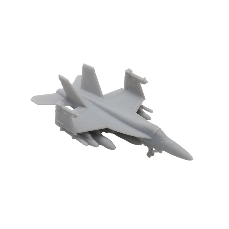 10PCS Simulation F-18E Carrier-borne Fighting Plane Uncolored 3D Printing  Battle-plane Model Airplane Toys 1/2000 700 400 350