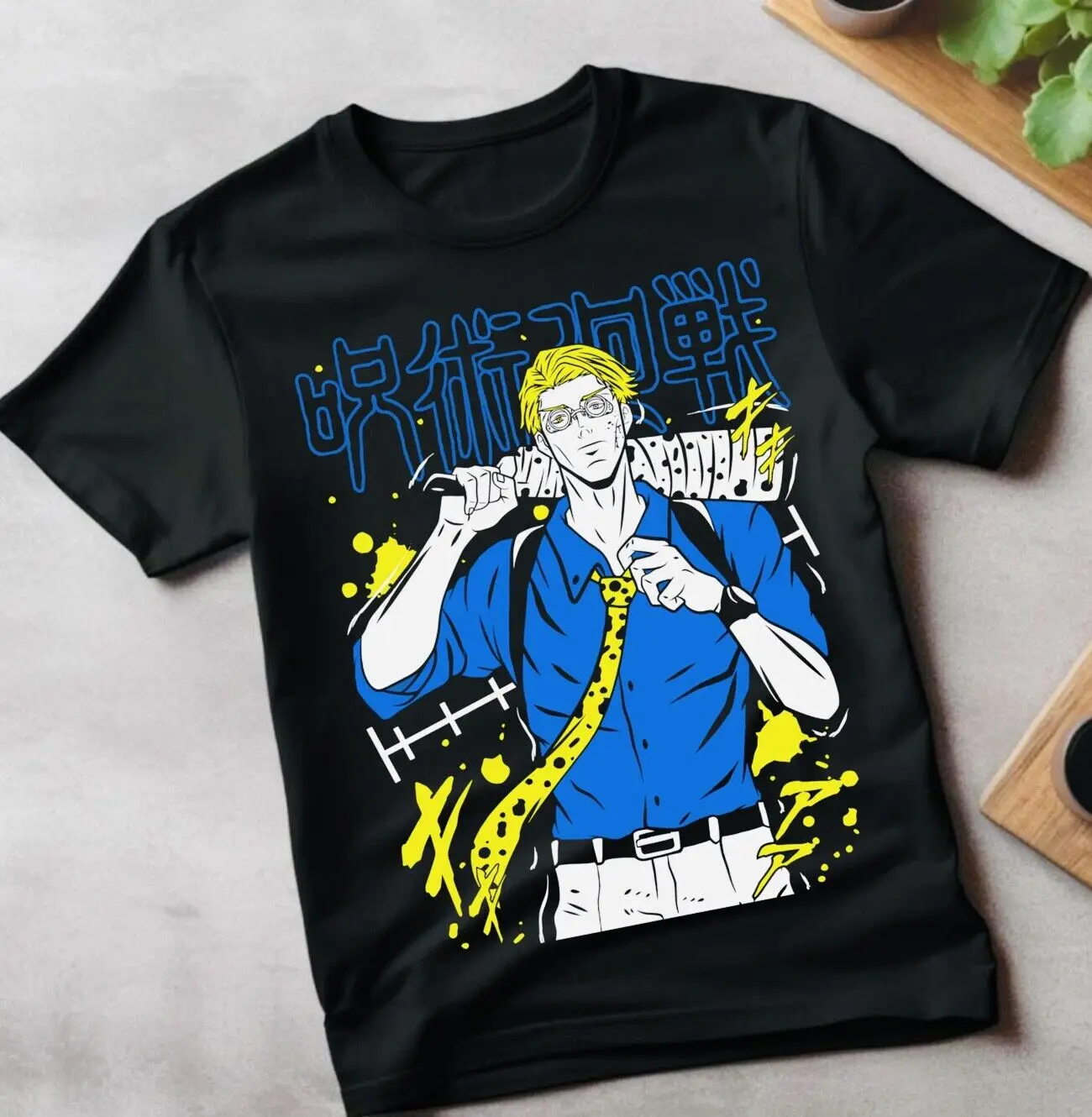 Kento Nanami T-shirt Itadori Yuji Jujutsu Kaisen Gojo Sukuna Toji Shirt All Size