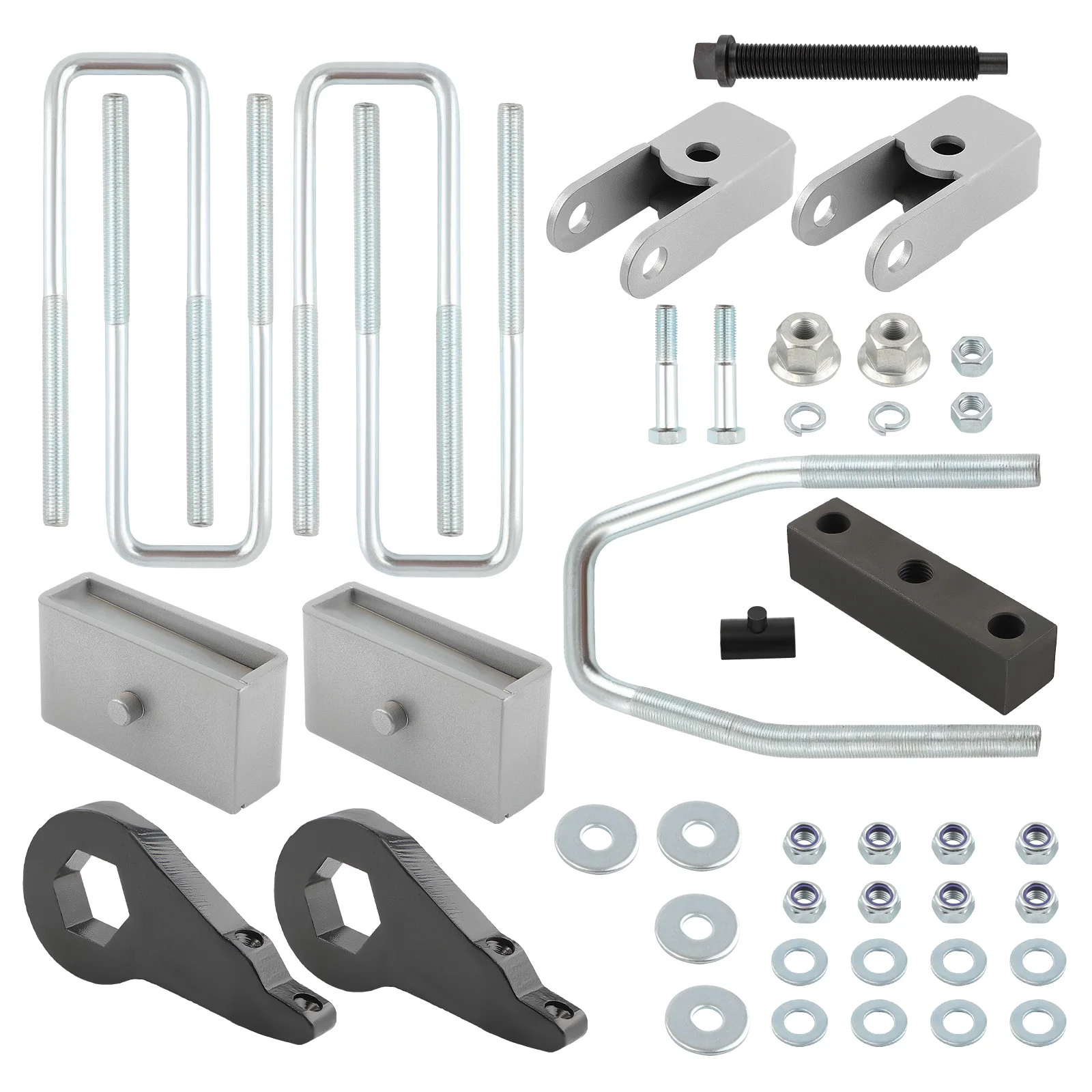 

Level Lift Kit 3" Front 2" Rear Block for GMC Sierra 1500 Chevy Silverado 4WD 1999-2007