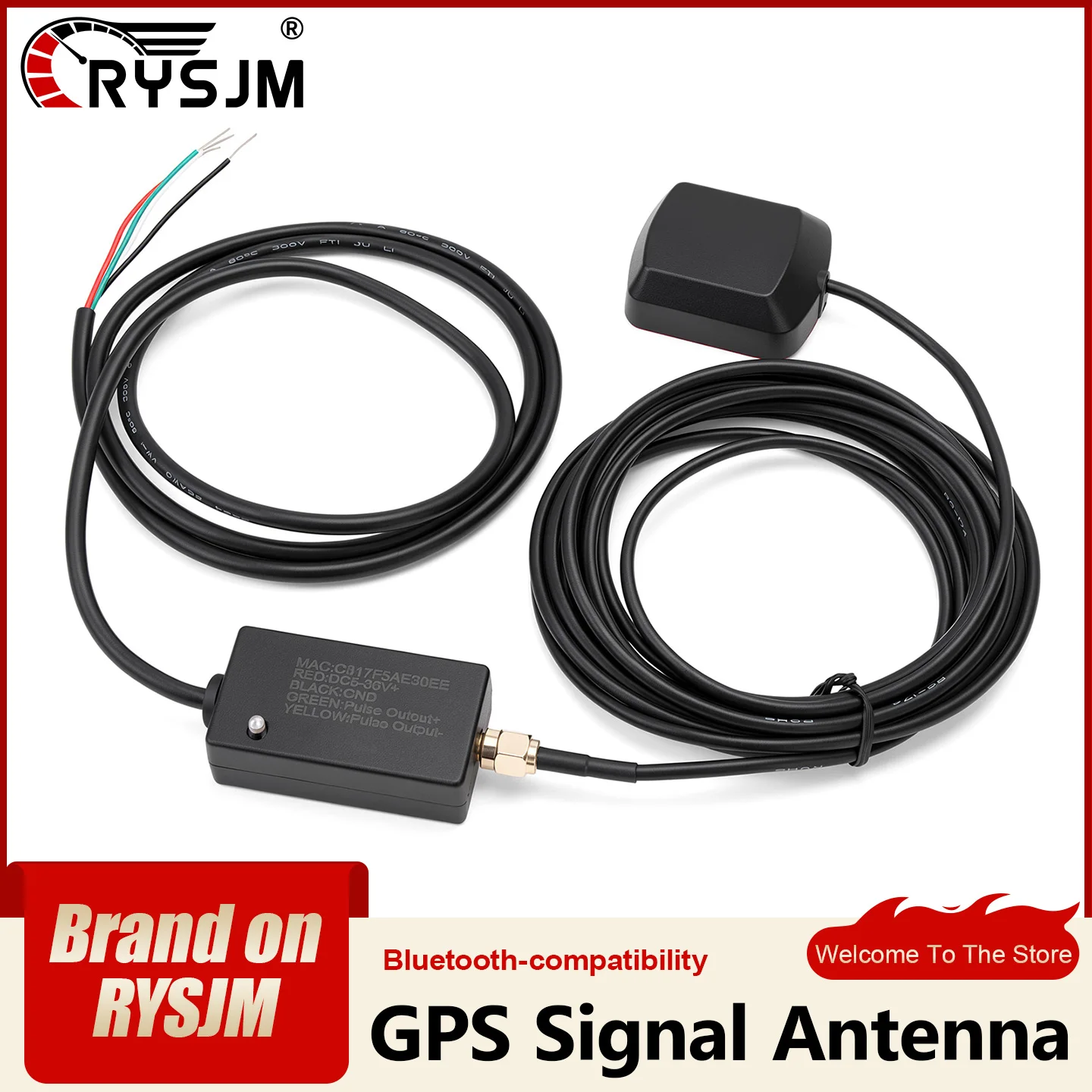 GPS Signal Antenna With Bluetooth-compatibility Navigator System For Phone Configure Speed Ratio Sender Adapter Speed Convertor