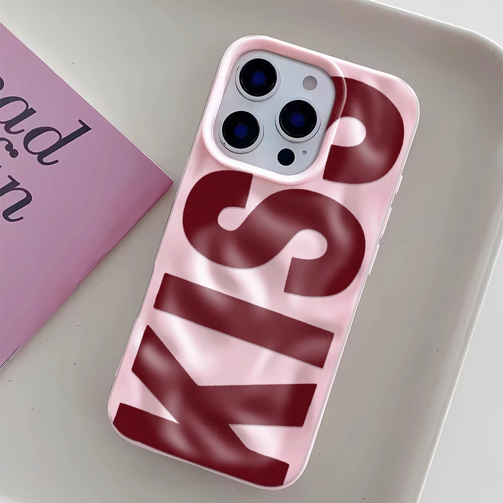 Чехол Kiss Word для iPhone 11 12 Pro 13 14 Plus 15 16 17 Pro Max Роскошный мягкий противоударный чехол для телефона Iphone 15 16 Pro Cover Чехол Kiss Word для iPhone 11 12 Pro 13 14 Plus 15 16 17 Pro Max Роскошный мягкий противоударный чехол для телефона Iphone 15 16 Pro Cover