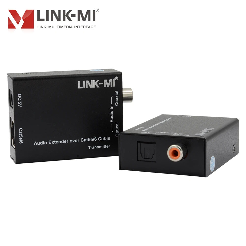 Przedłużacz audio Toslink i koncentryczny do systemów kina domowego 300M SPDIF przez system transmisji audio Cat6