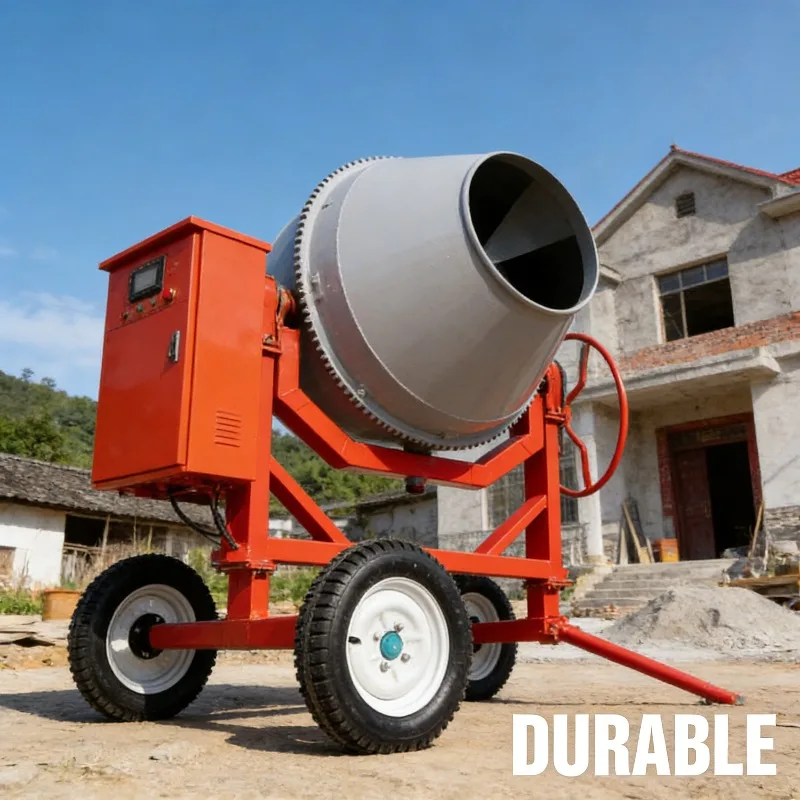 Easy To Move 160l Self Loading Mortar Mixer Small Masonry Work With Stable Performance For Professional Contractors And Power