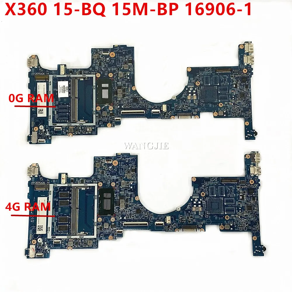 16906-1 For HP Envy X360 15-BQ 15M-BP Laptop Motherboard With SR3LA I5-8250U 934999-601 100% Fully Tested