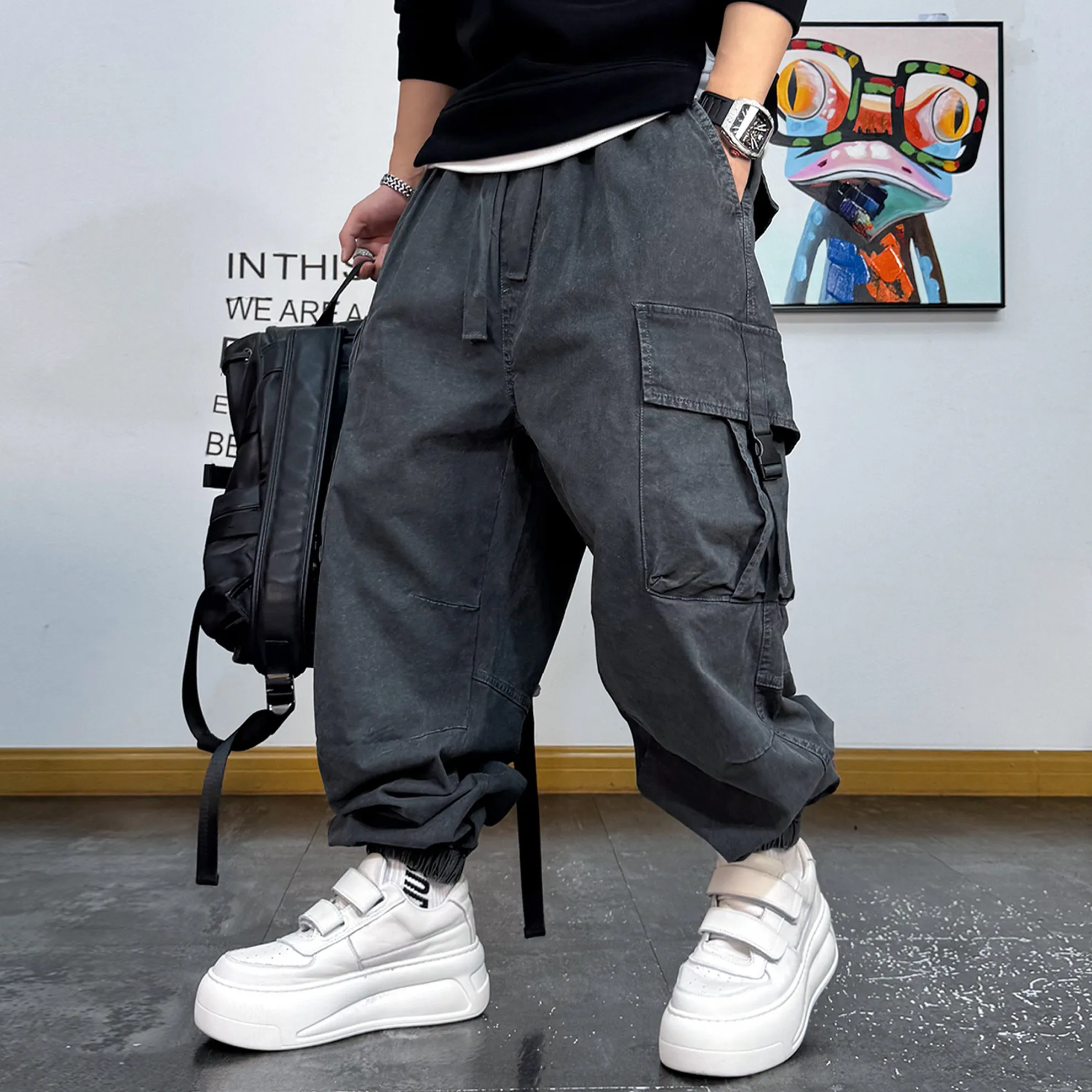 American Vintage Cargo Joggers - Retro Track Pant review and price