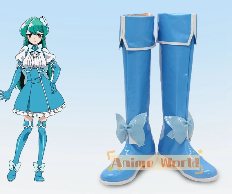 애니메이션 나는 마법 소녀를 감상합니다 마법 소녀 Minakami Sayo Magia Azure 코스프레 신발