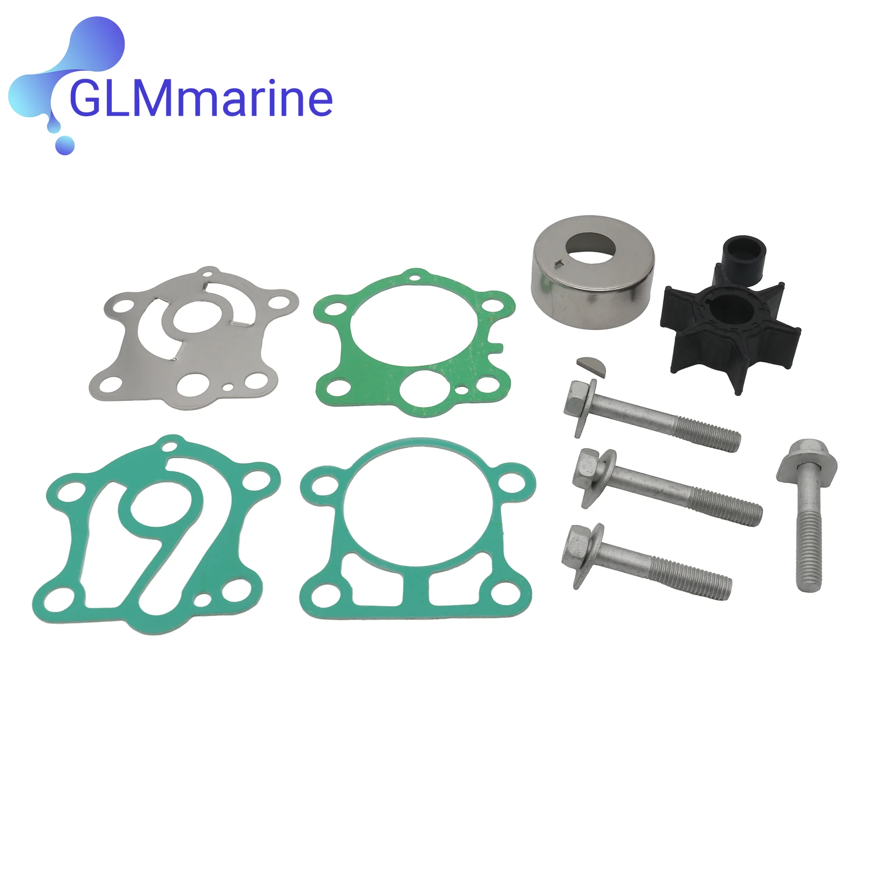 

6H4-W0078-A0 Water Pump impeller Kit for YAMAHA 40 50 HP Outboard Motor 6H4-W0078-01 6H4-W0078-00 18-3429