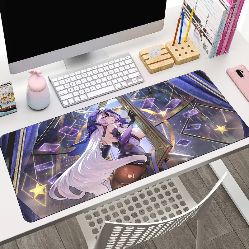 

Honkai Star Rail Black Swan Mouse Pad Sexy Anime Girl Desk Mat Laptop Purple Cute Gaming Keyboard Rug Computer Kawaii Mousepad