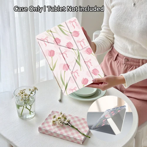 Imagen 2 del producto Para Galaxy TabA9+/S7/S8/S9/S9FE/S10FE 11 pulgadas,A8 10,5,A9 8,7,S6 lite 10,4,S7+/S8+/S9+/S9FE+/S10+ 12,4 pulgadas, soporte ajustable plegable en Y