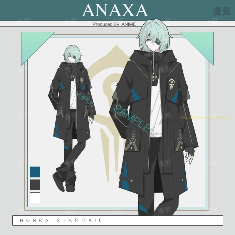 

Game Honkai：Star Rail Anaxa Anaxagoras Cosplay Costume Autumn Fashion Unisex Wind Coat Hoodie Tops Coat Jacket Pants Suit