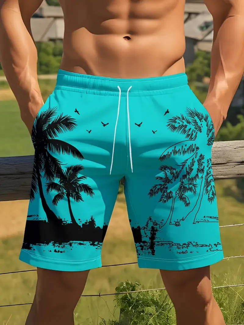 Pantaloncini da spiaggia con stampa casual da uomo Casual unisex Palestra Fitness Pantaloni da uomo Pantaloncini da donna estivi Pantaloncini da spiaggia sportivi
