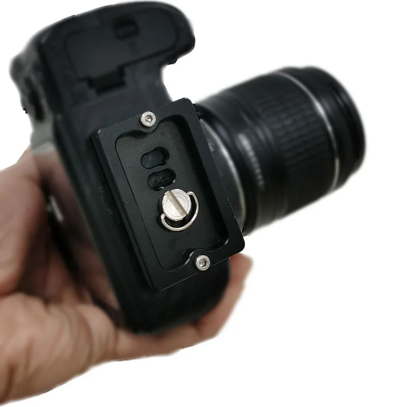 Metal Quick Release Plate with 1/4\'\'-20 Camera Screw Tripod Mount Plate Fits Standard for DSLR Camera Tripod Ball Head