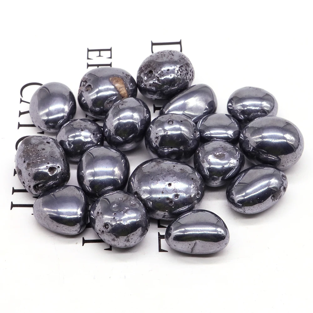 Natural Terahertz Crystal Healing Stones Irregular Tumbled Bulk Mineral Specime Gemstone Home Aquarium Decoration Gift Wholesale