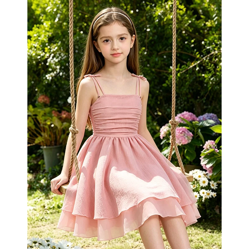 party wear dresses for girls Girl Dress with Lace Applique and Fluffy Sleeves by TIPTOP KIDS 3 Years (100cm) 58 22.83 56 22.05 56 22.05 3 Purple Ruffles Soft Pink Birthday