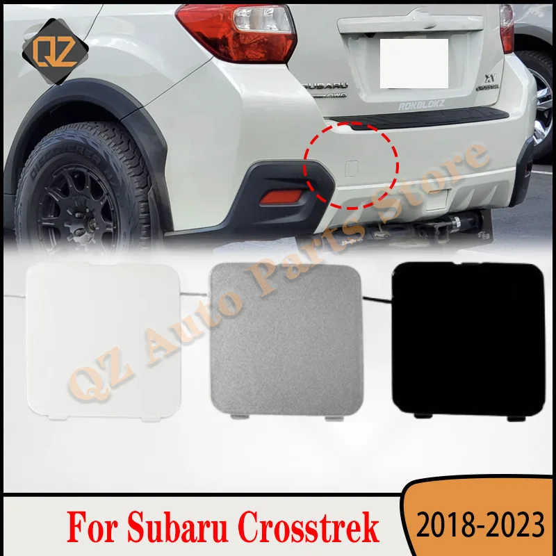 

1PC Rear Bumper Trim Cover Towing Hook Cover For Subaru Crosstrek 2018 2019 2020 2021 2022 2023 57731FL570NN