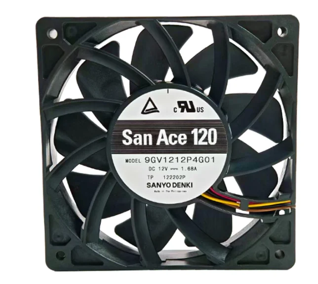 

SANYO DENKI 9GV1212P4G01 DC 12V 1.68A 120x120x25mm 4-Wire Server Cooling Fan