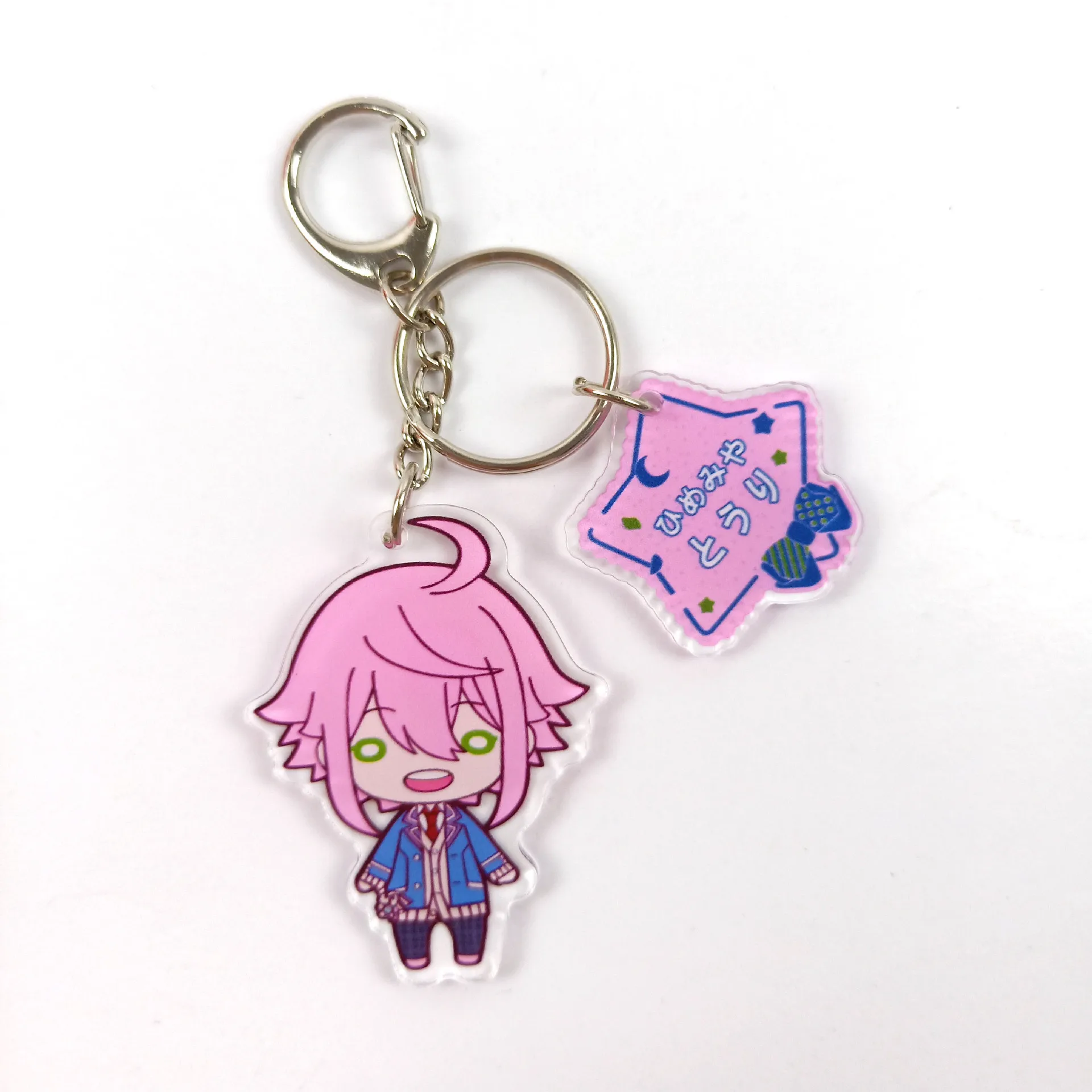 Anime Ensemble Stars Figure Keychain Hakaze Kaoru Cosplay Acrylic Keychain Jewelry Accessory Friend Gift