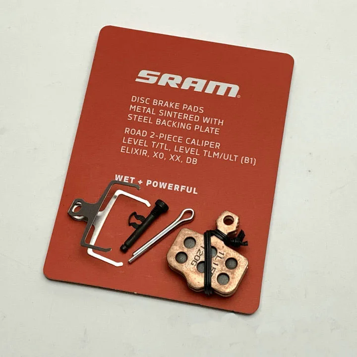 SRAM Disc Brake Pads for MTB and Road, CALIPER LEVEL, T/TL LEVEL TLM/ULT(B1), ELIXIR X0 XX DB, Bicycle Accessories, Cycling