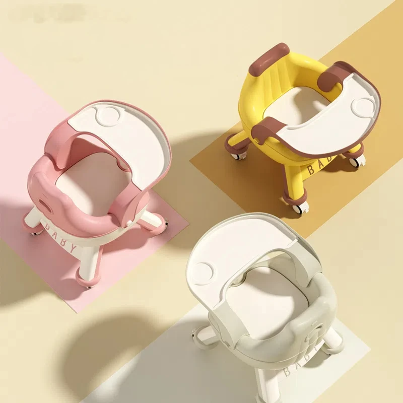 كرسي مرتفع للأطفال على شكل موز - كرسي أطفال لطيف مضاد للانزلاق مع حزام أمان 5 نقاط #2