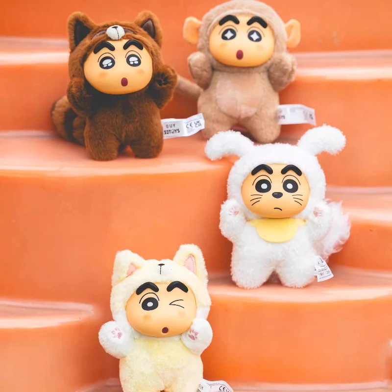 

52 игрушки карандаш Шин-Чан большой хвост слепая коробка виниловая кукла милая кукла орнамент аниме периферийные слепая коробка