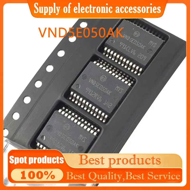 The original VND5E050AK car computer module BCM turn signal control chip is steady on SSOP24