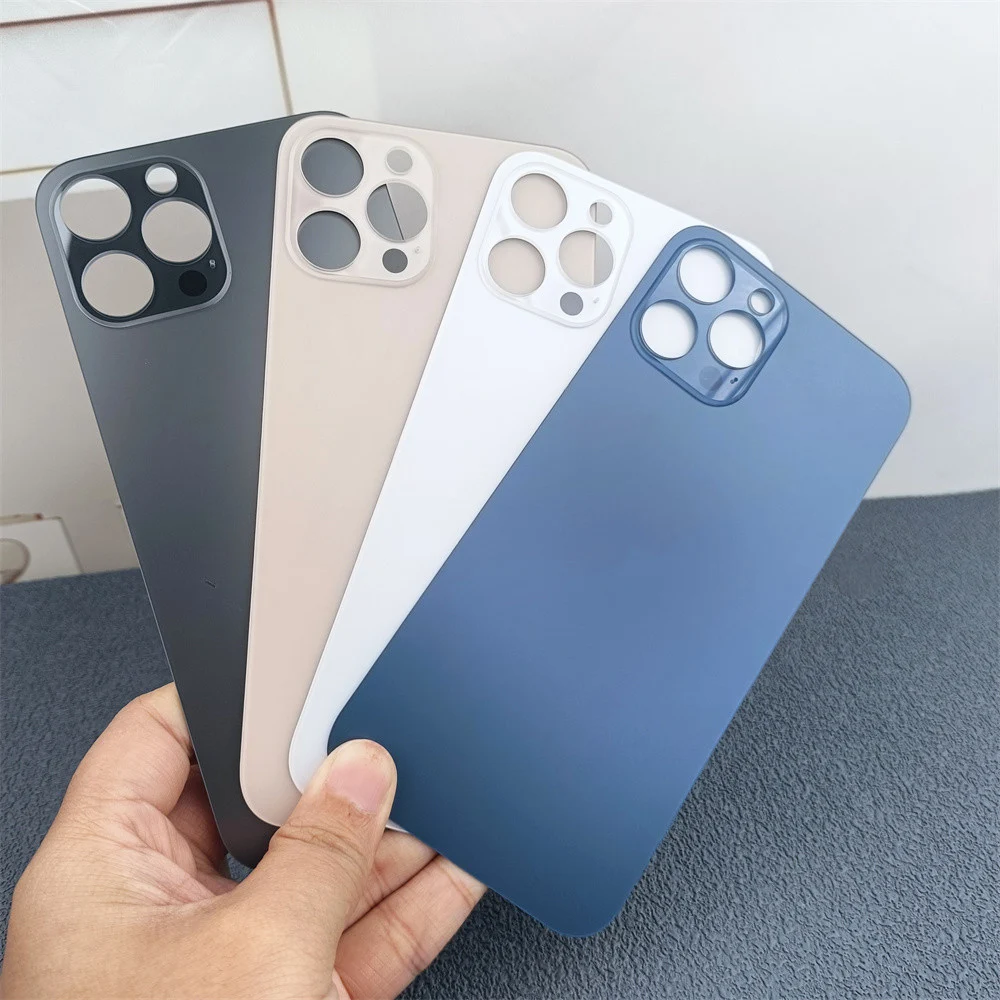 High Quality Back Battery Cover For Apple iphone 12 Pro/12 Pro 12promax Rear Glass Back Housing Battery Door Panel Replacement