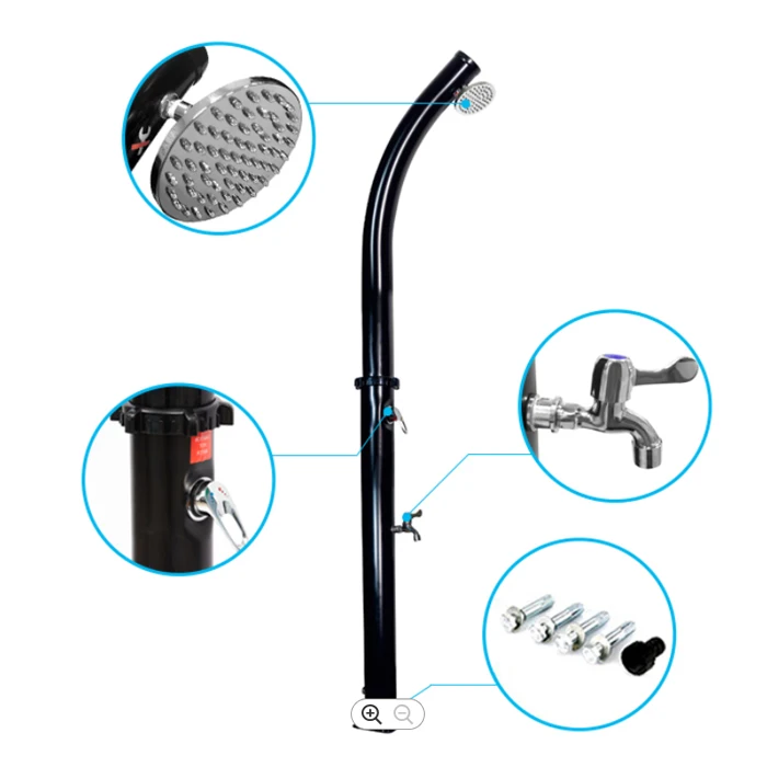 

New 23L Camping Solar Shower Swimming Pool Solar Shower Garden Solar Shower Column