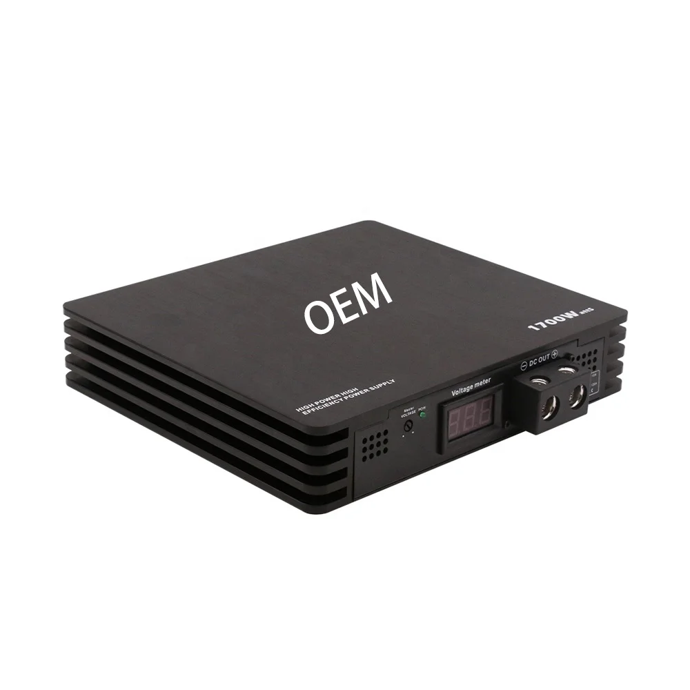 High Quality Metal Casing 220V to 12V DC Converter, High Power 1700W 100A Universal Car Power Transformer